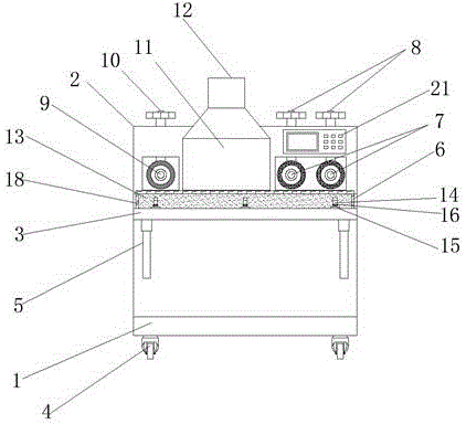 一种木线机的导槽定位结构的制作方法