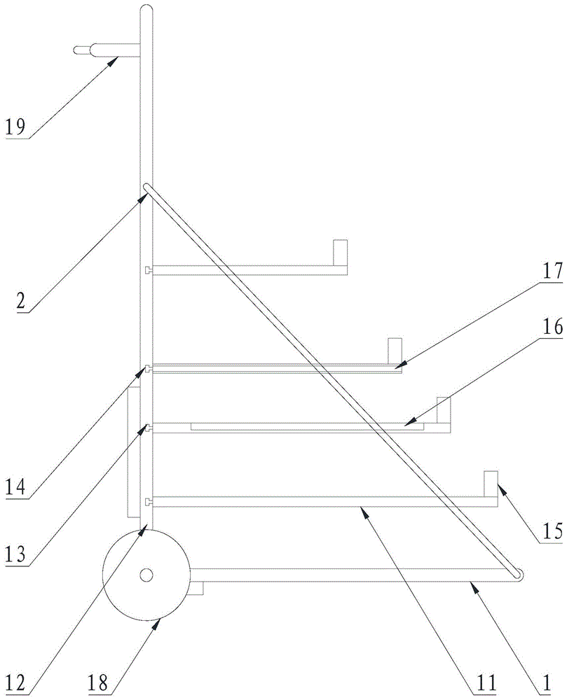 一种电动物流搬运架的制作方法