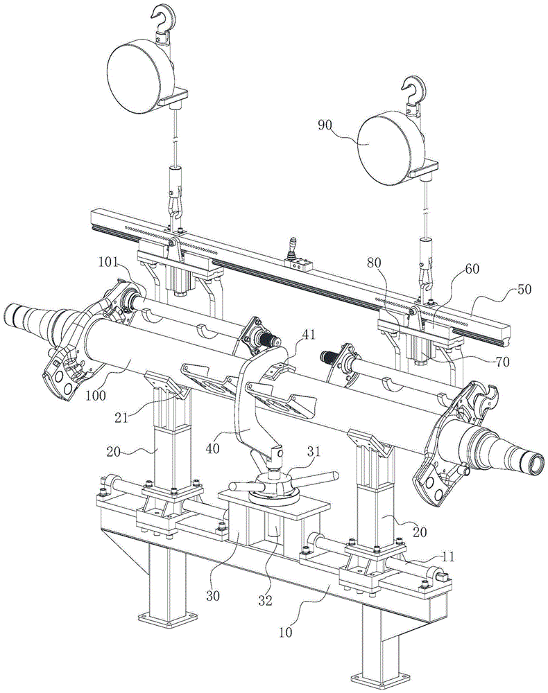 用于在车轴上安装凸轮轴的辅助支架的制作方法