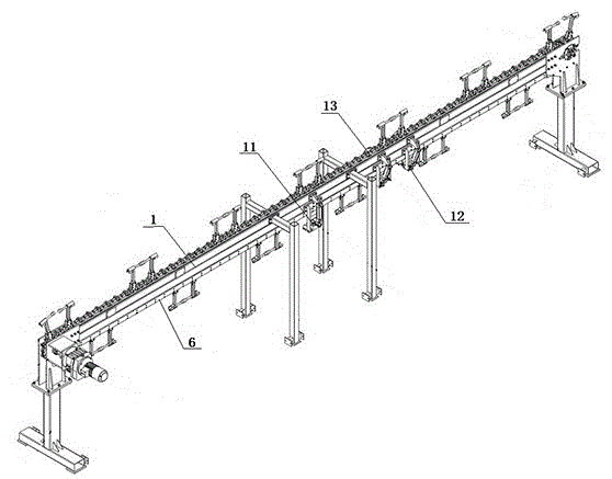 一种始极片剥离机组悬挂输送机的横梁的制作方法