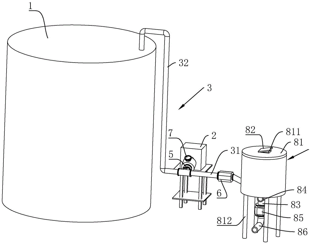 沥青存储罐的进料检测系统的制作方法
