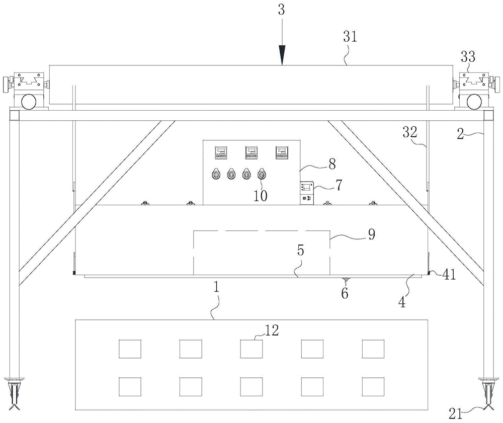 一种玻璃烤弯炉的制作方法