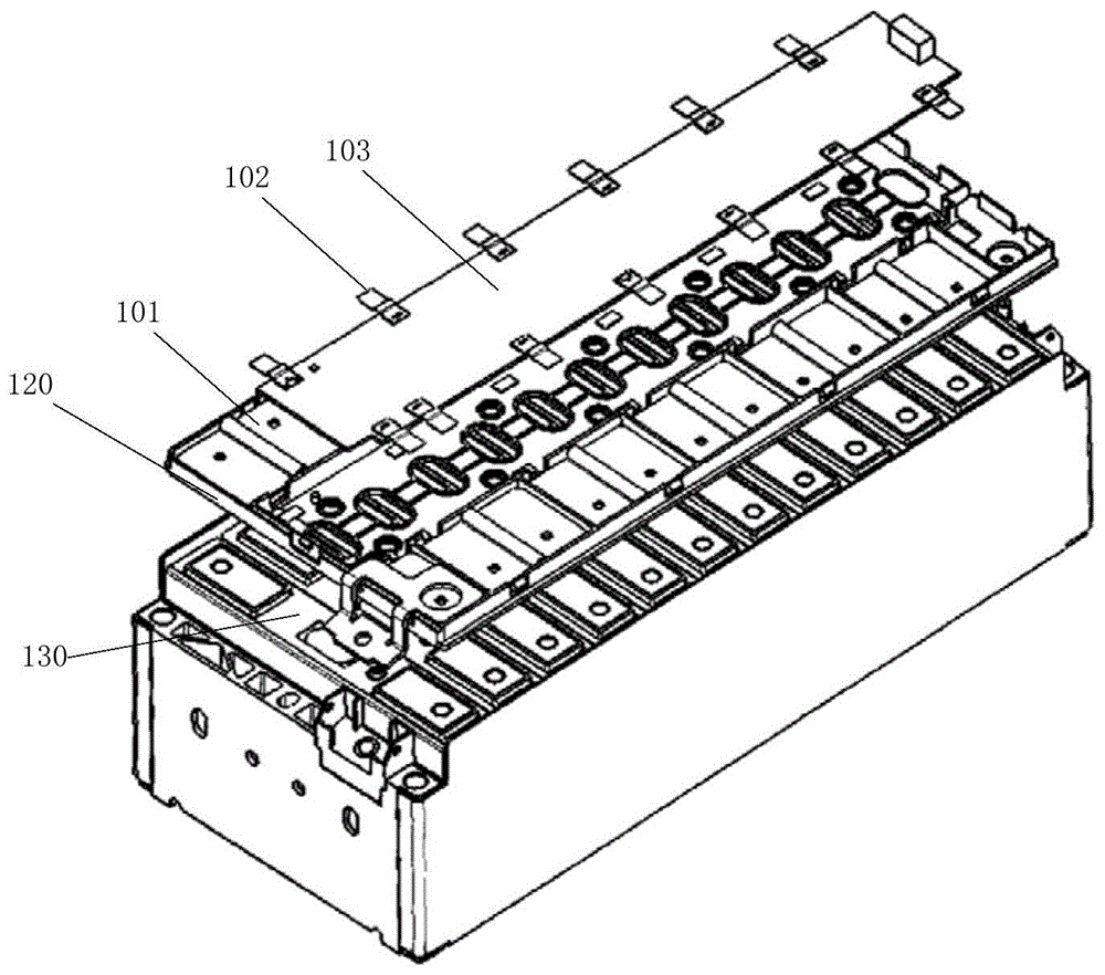 动力电池模组连接结构及动力电池模组的制作方法