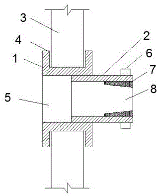 一种综合布线箱穿线槽的制作方法