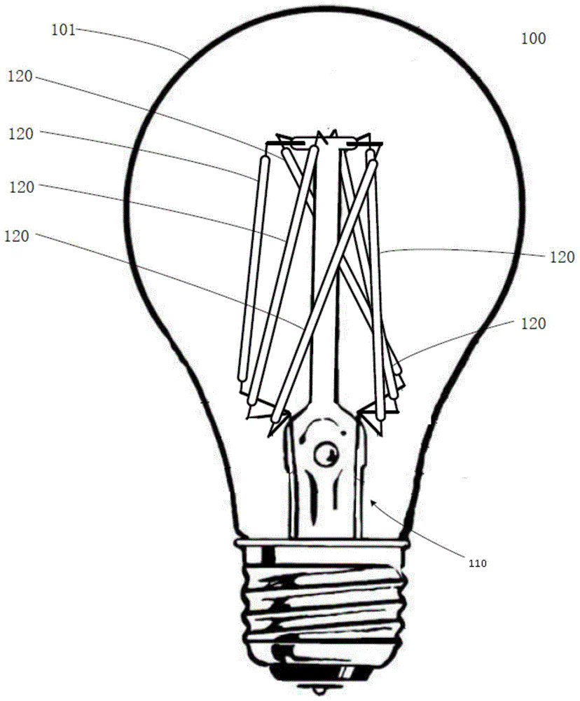 LED灯丝、LED灯条及LED灯的制作方法