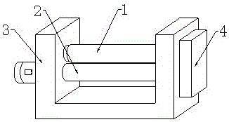 一种家纺用无纺布轧花装置的制作方法