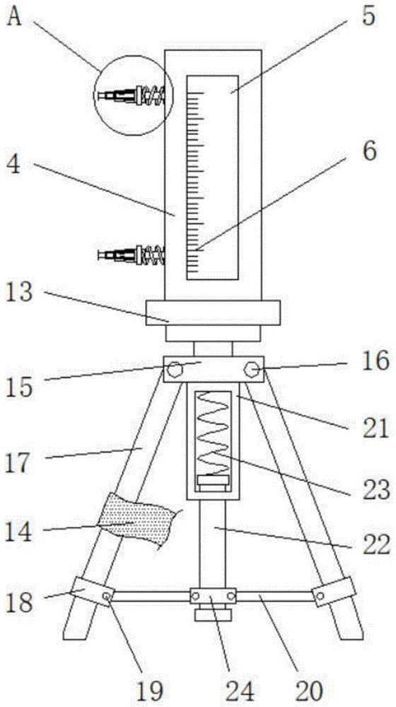 一种建筑工地室内废气检测装置的制作方法