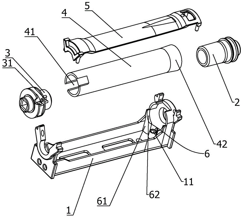 一种百叶窗帘卷绳器的制作方法