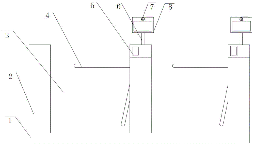 一种建筑施工场地用门禁考勤装置的制作方法