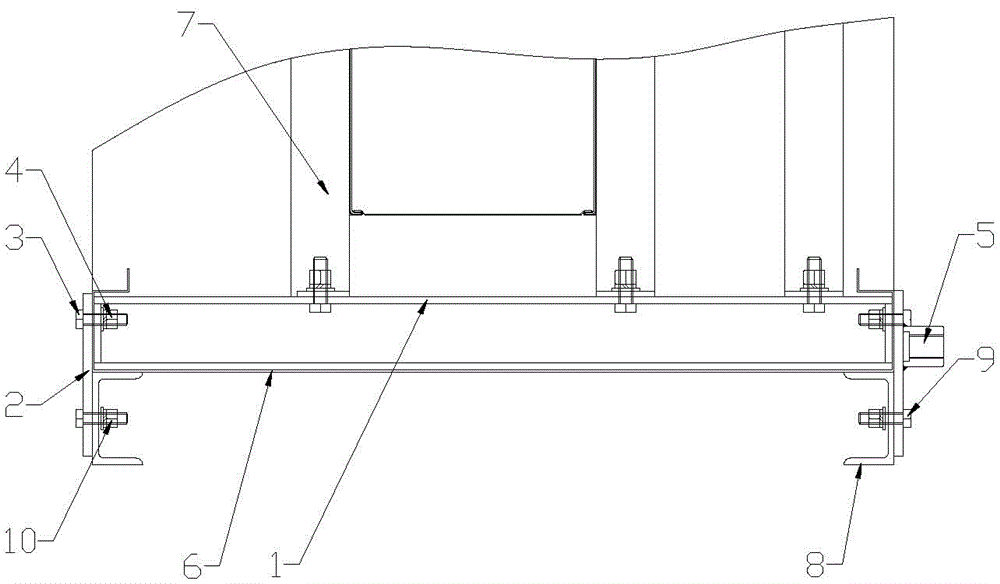 一种柜式风机底板防漏结构的制作方法