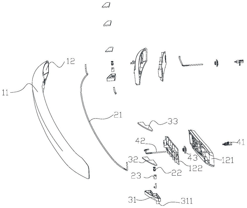 一种行李架氛围灯的制作方法