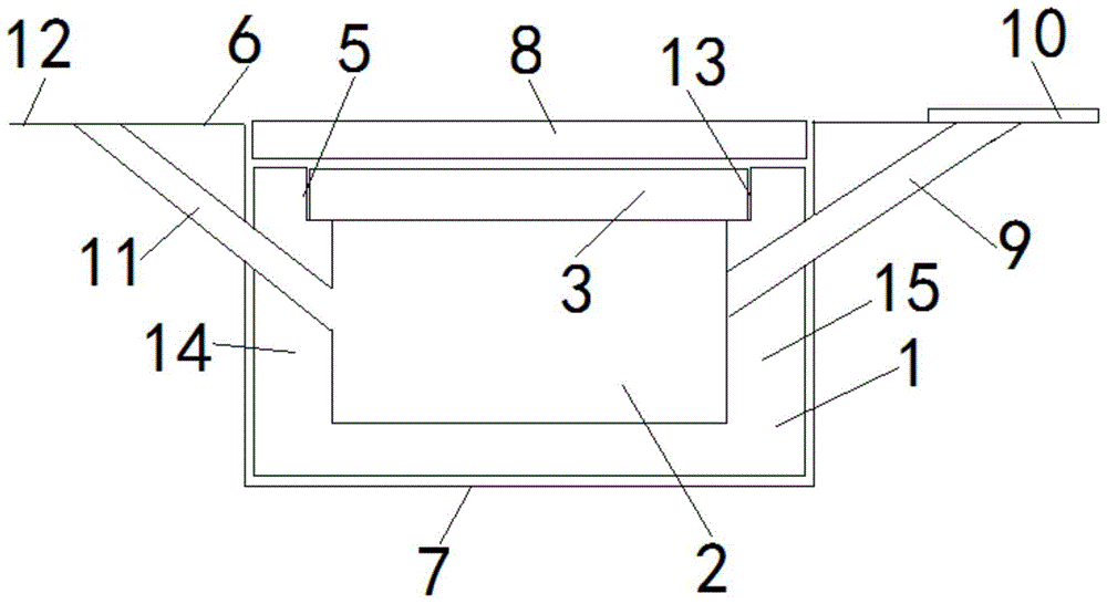 排水构筑物系统暗沟的制作方法