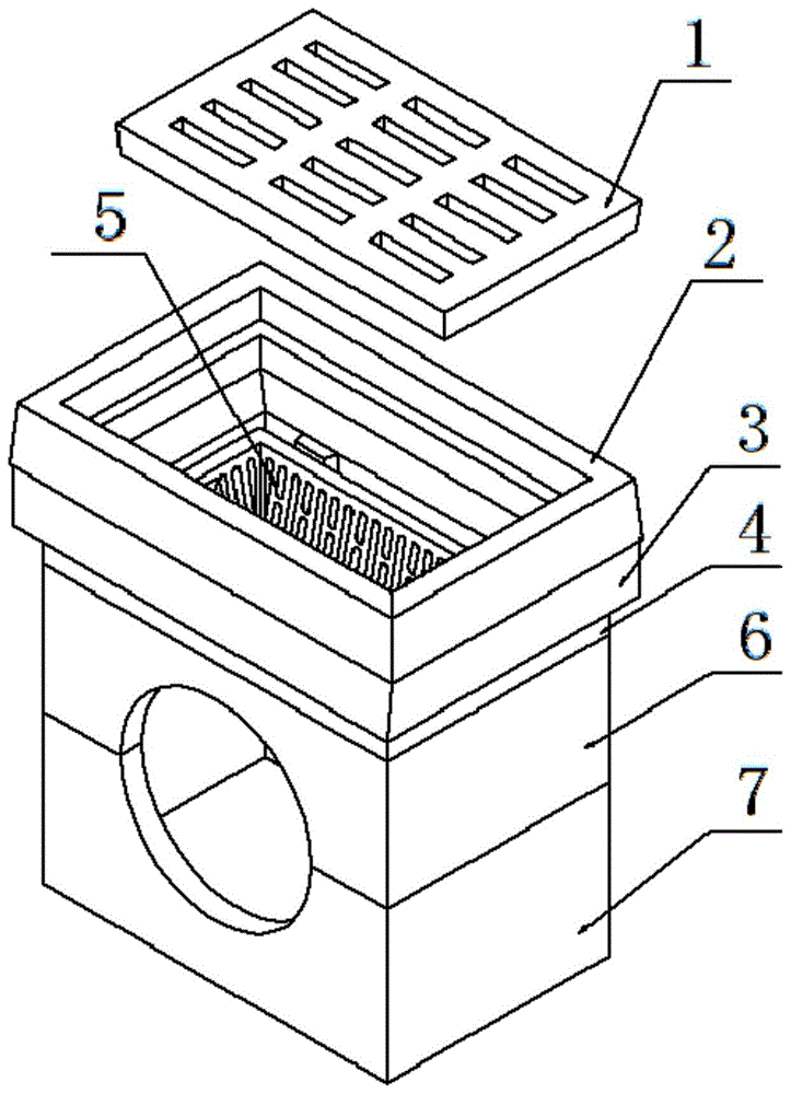 一种便于清理的截污雨水口的制作方法