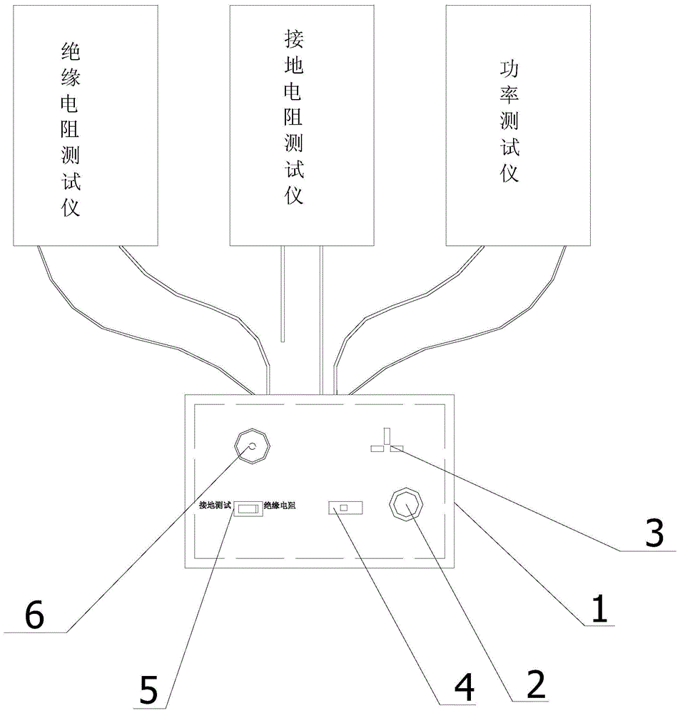 一种LED灯的电性能综合测试装置的制作方法