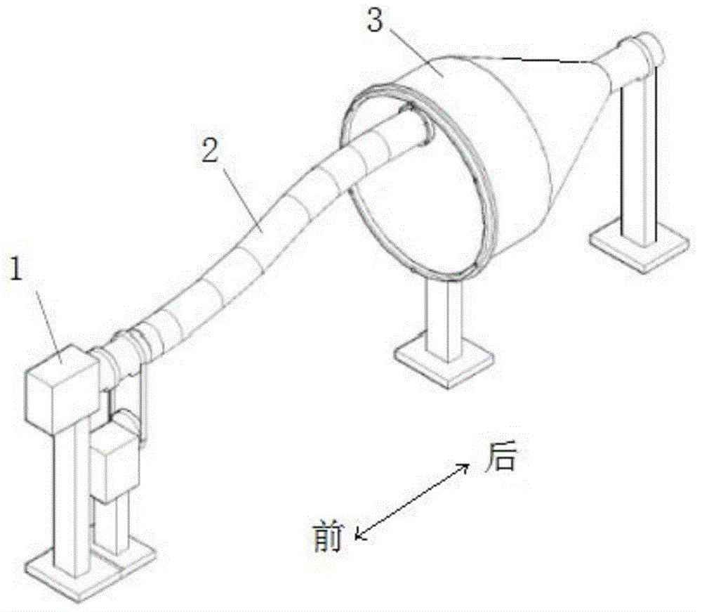 一种用于模拟水平钻进钻杆偏心旋转的试验装置的制作方法