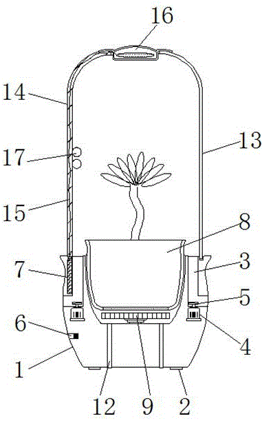 一种带有MicroUSB接口的多肉生长用密闭生态瓶的制作方法