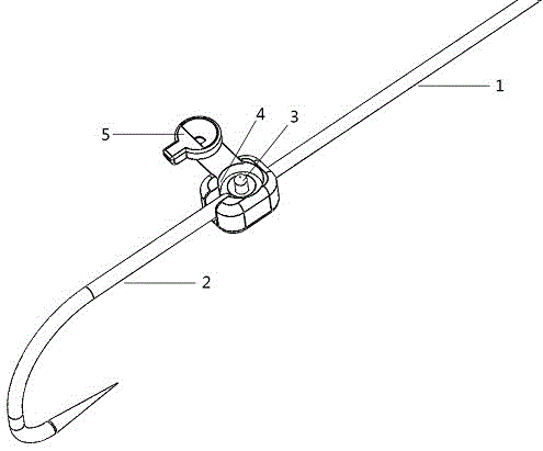 一种鱼线和鱼钩连接装置的制作方法