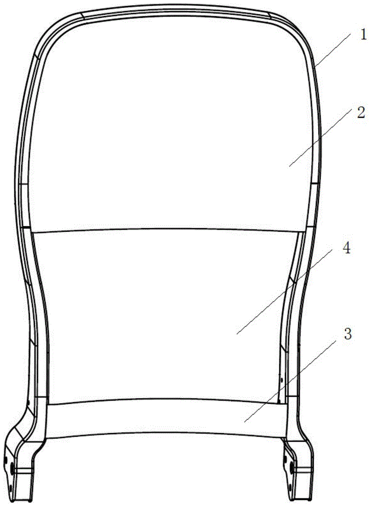 一种用于航空座椅的复合材料靠背的制作方法