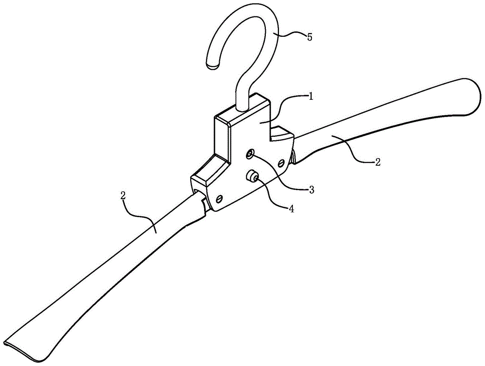 折叠衣架的制作方法