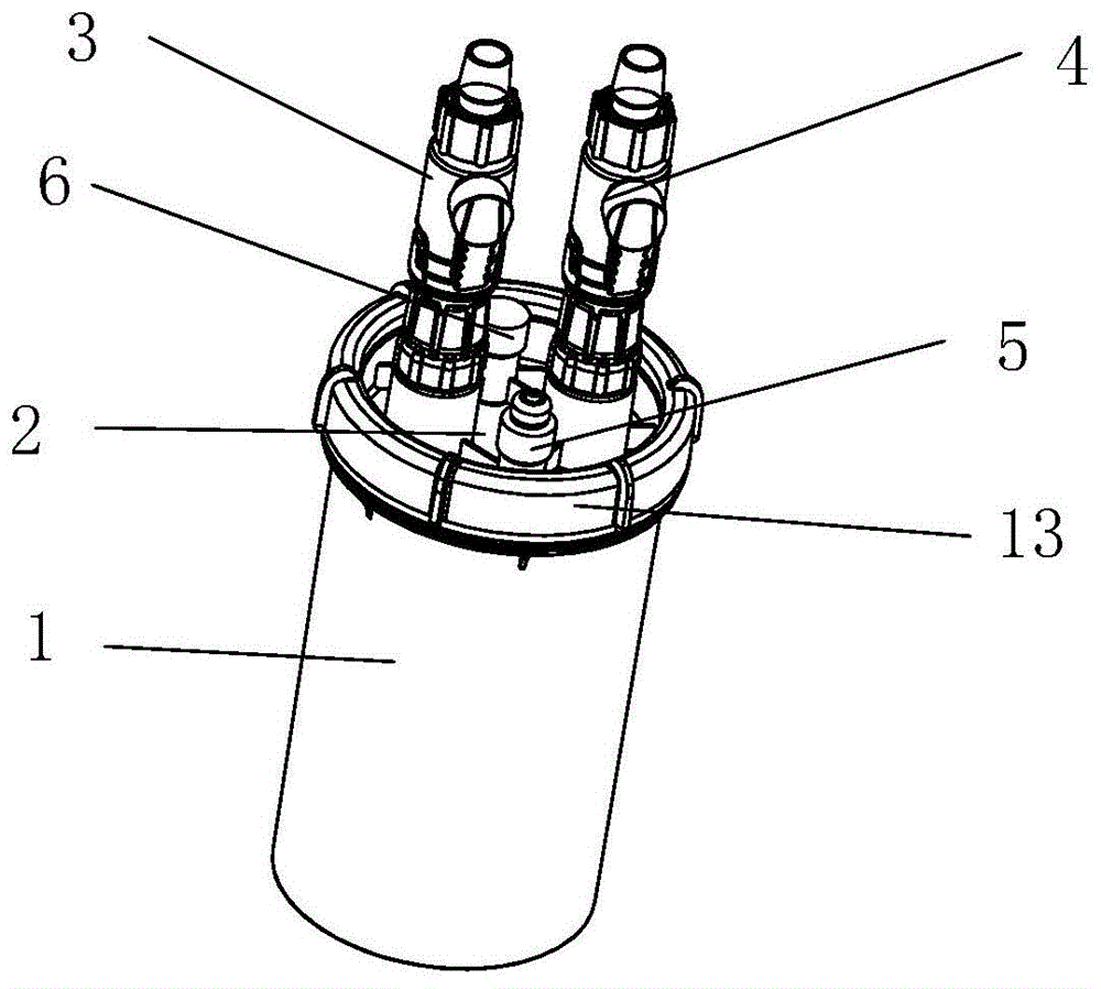 一种二氧化碳扩散桶的制作方法