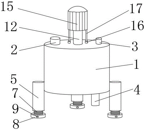 一种2-氰基-4`-溴甲基联苯生产用溶解罐的制作方法