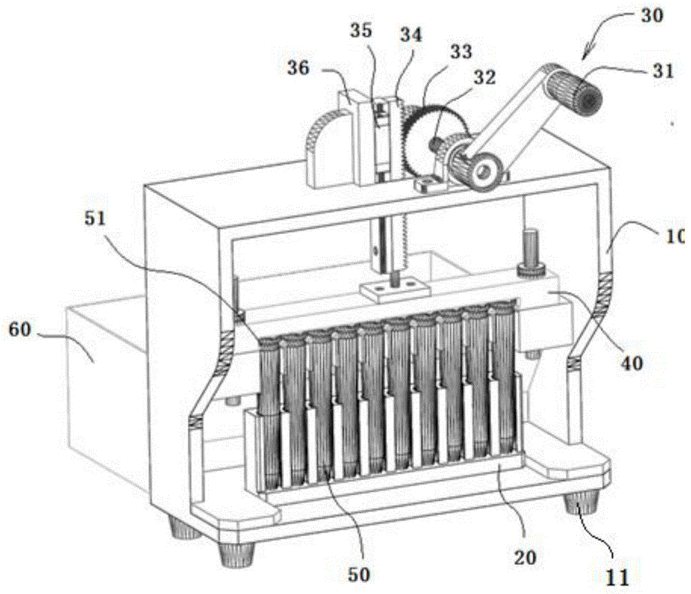 中段尿液标本容器器盖批量分离器械钳的制作方法