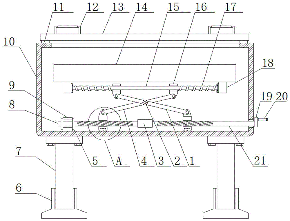 一种物理教学实验桌的制作方法