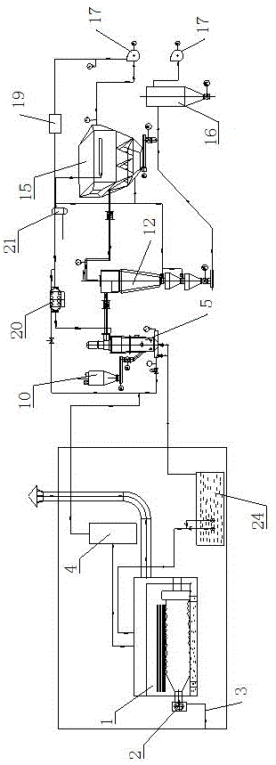 过热蒸汽气流粉碎生产线的制作方法