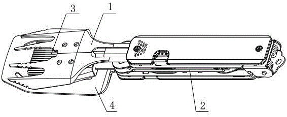 一种烧烤工具四部件组合结构的制作方法