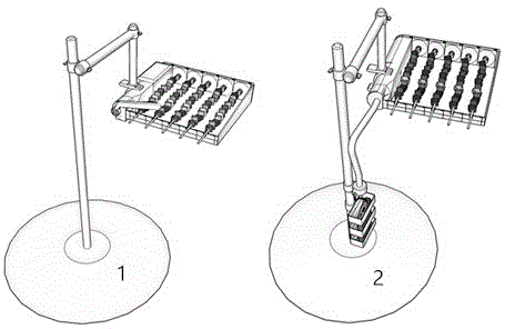一种串可以自动旋转的烤串架的制作方法