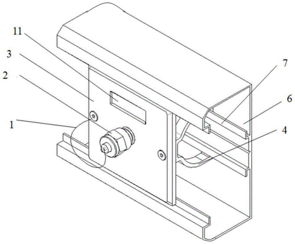 一种线槽安装式高压气体插座的制作方法