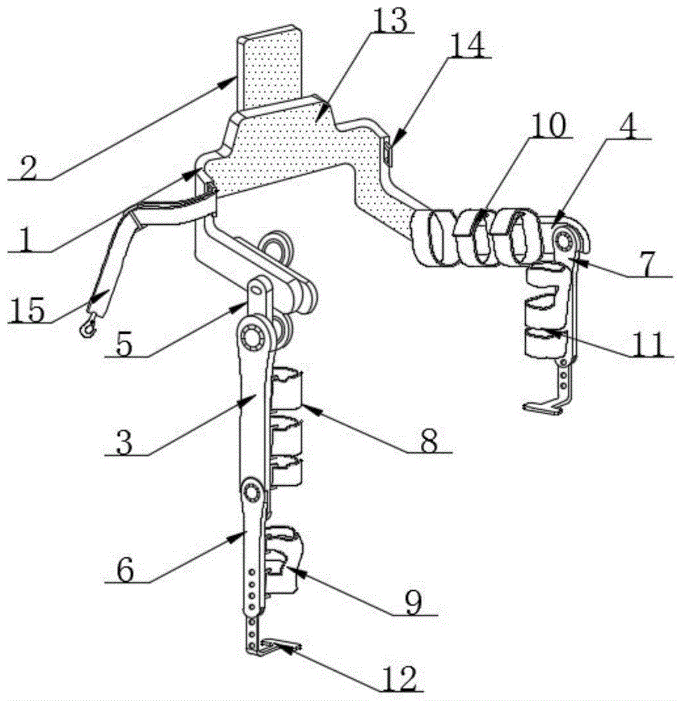 一种移动式下肢康复外骨骼机器人的制作方法