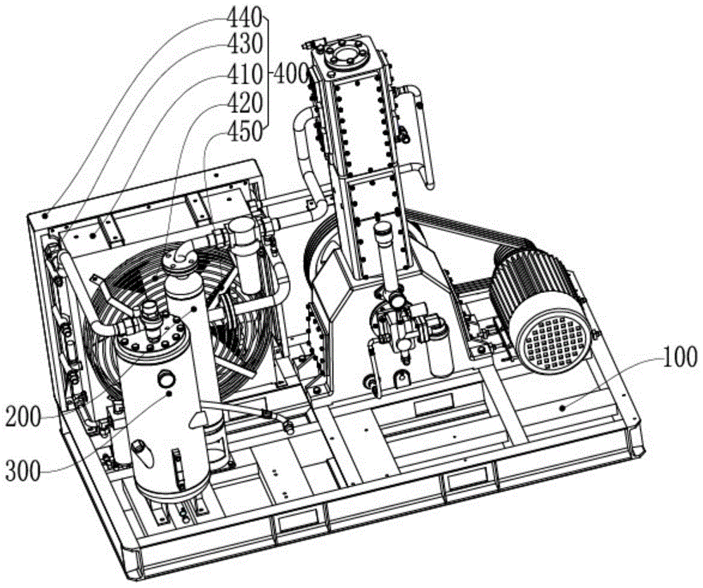 一种空气压缩机的分离压缩结构的制作方法