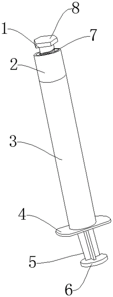 一次性使用四件套注射器的制作方法