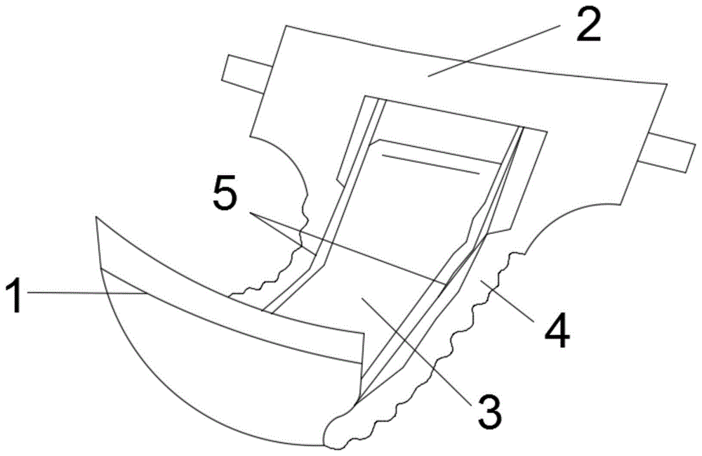一种新型纸尿裤结构的制作方法