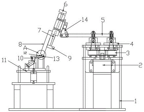 一种油气分离器出油管自动焊接装置的制作方法