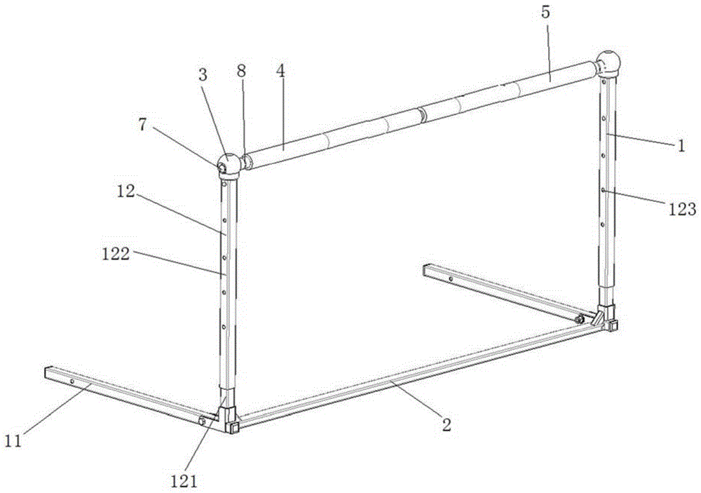 安全跨栏的制作方法