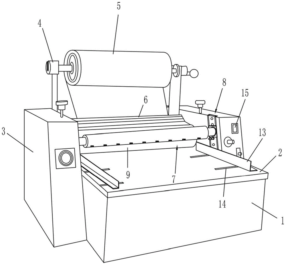 一种纸质印刷用散热型覆膜机的制作方法
