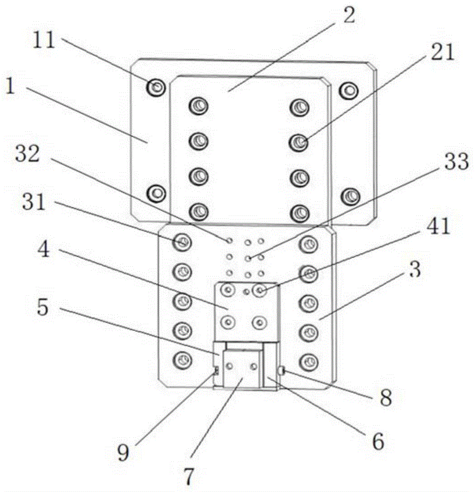 用于LED透镜贴装的喷胶阀的定位夹紧装置及点胶机的制作方法