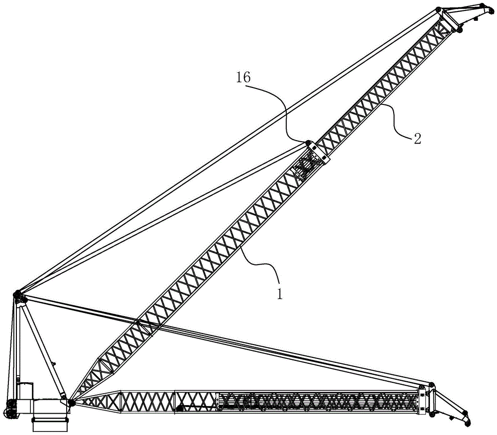 一种伸缩式桁架吊臂的制作方法
