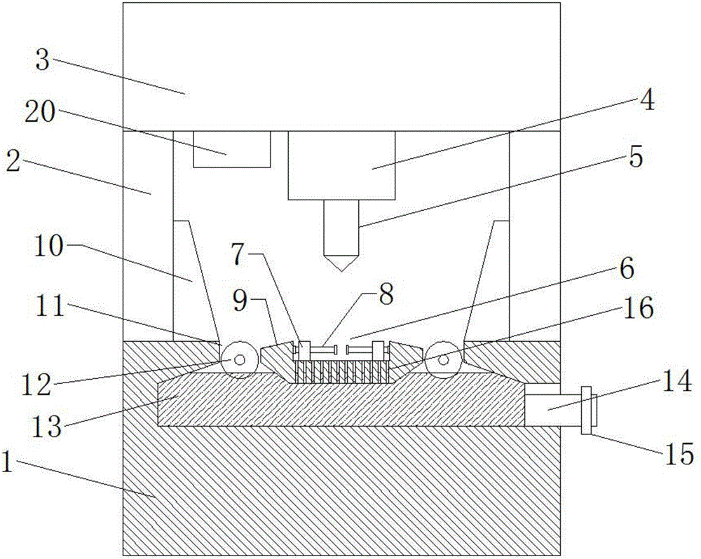 一种高光机用快速降温排屑装置的制作方法