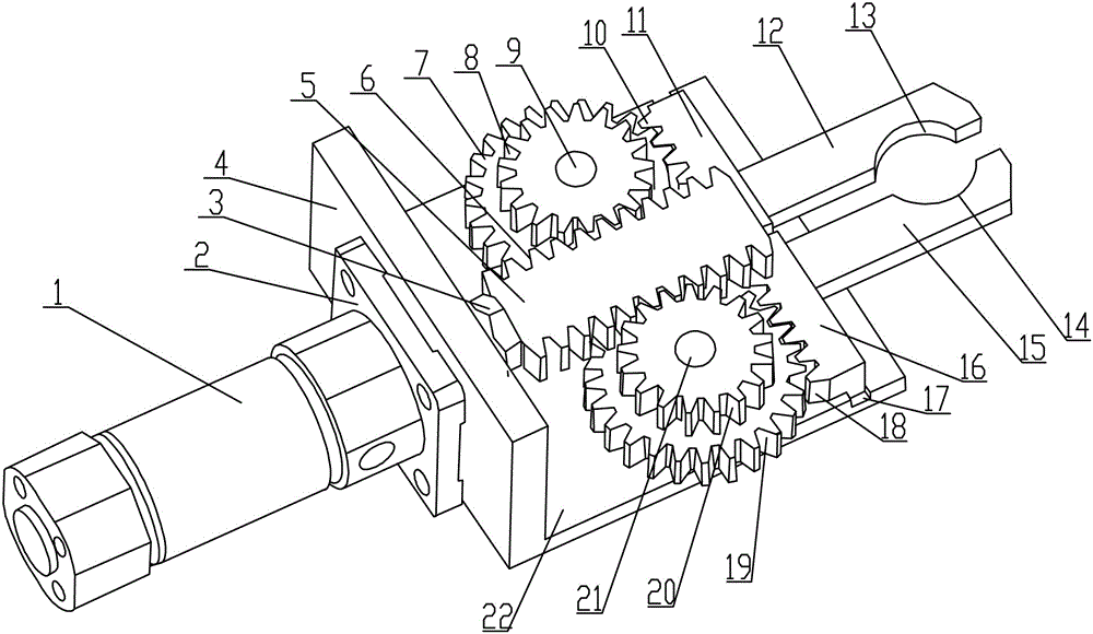 基于双齿轮的平动式机械手爪及操作方法与流程