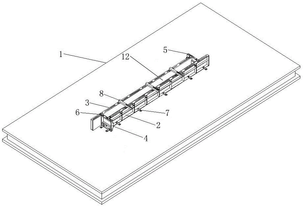 一种用于长宽可调的预制叠合梁生产模具、车间和工艺的制作方法