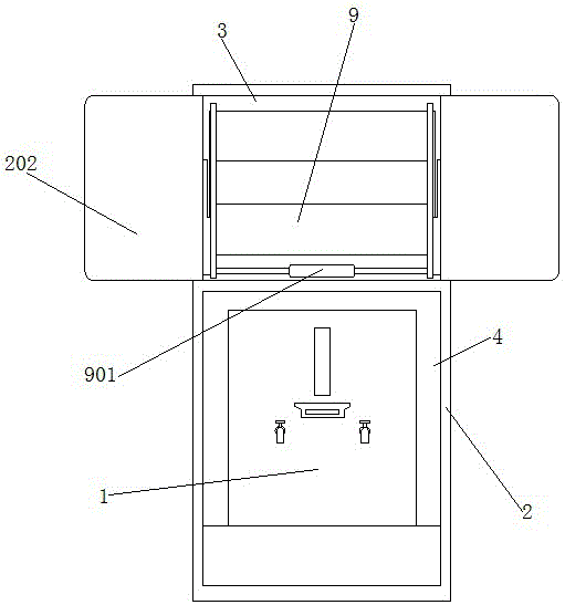 一种医用餐橱柜收放储物拉篮的制作方法