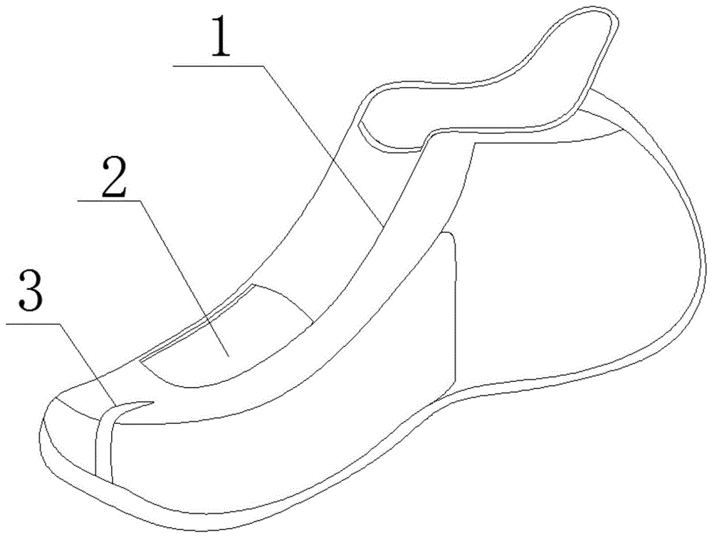 一种改良型充气式保温鞋足背动脉留置针固定装置的制作方法