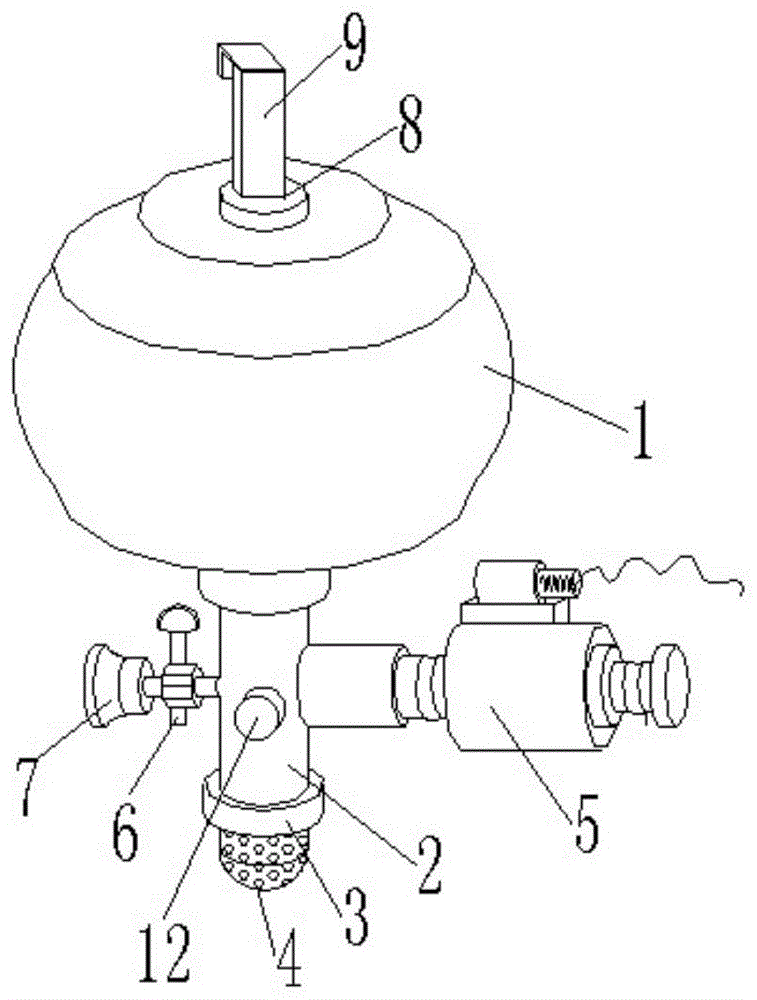 悬挂式七氟丙烷灭火装置的制作方法