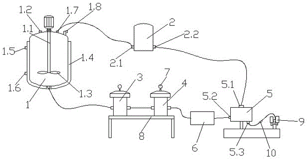 固化剂的混料及分装装置的制作方法