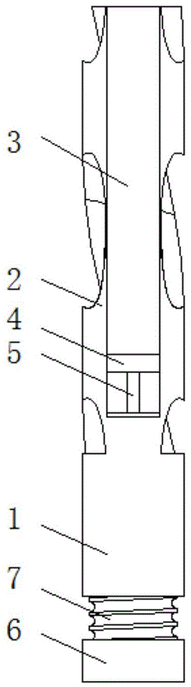 一种中间带避空位的柱位沉台铣刀的制作方法