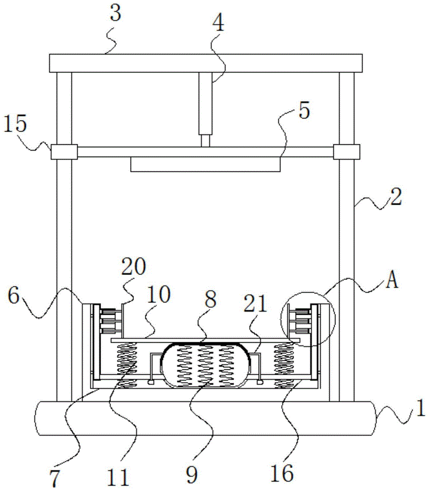 圆锯片生产用电热板压机的制作方法