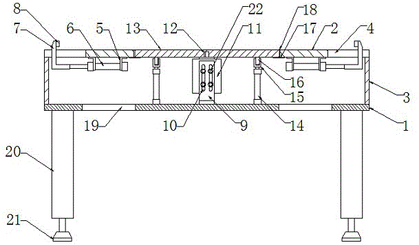 一种电气设备组装用工作平台的制作方法